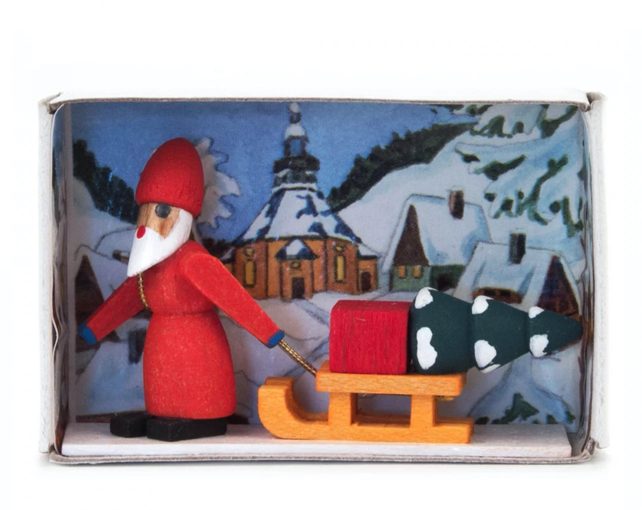 028/025- Matchbox Scene With Santa 1 028/025- Matchbox Scene With Santa