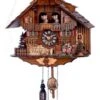KU638QM - Quartz Musical Kissing Couple Chalet Cuckoo Clock