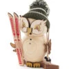 146/1670/9 - Owl With Skis Smoker