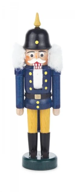 071/001 - Miniature Soldier Nutcracker In Blue