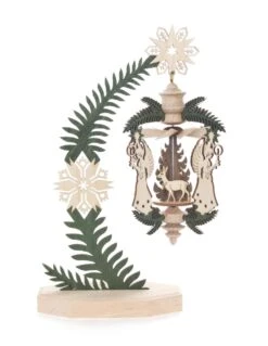 074/181/1 - Hanging Santa Ornament Pyramid With Stand