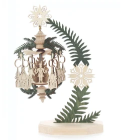 074/181/5 - Hanging Seiffen Church Ornament Pyramid With Stand