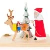 083/125 - Candle Holder - Santa & Deer
