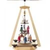 085/046 - Pyramid With Painted Nativity Scene (14mm Candles)