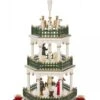 085/059 - Pyramid - 3 Tiered Traditional German Nativity Story Pyramid (14mm Candles)