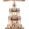 085/202 - Pyramid - 3 Tier With Nativity Scene (14mm Candles)