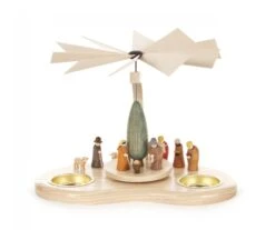 085/845 - Pyramid - Modern Style Nativity Scene (Tealights)