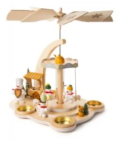 085/895 - Snowman Merry-Go-Round Pyramid