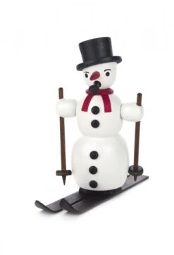 146/1020W - Snowman On Skis Smoker
