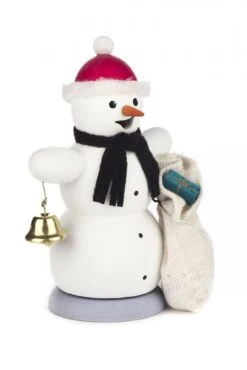 146/1267/10 - Smoker - Snowman With Bag Of Gifts