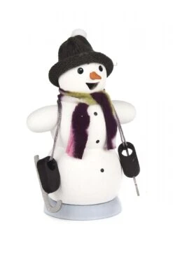 146/1267/12 - Smoker - Snowman With Ice Skates