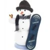 146/1267/16 - Smoker - Snowman With Snowboard