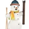146/1267/6 - Smoker - Snowman With Skis