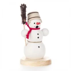 146/1715/3 - Snowman Smoker With Broom