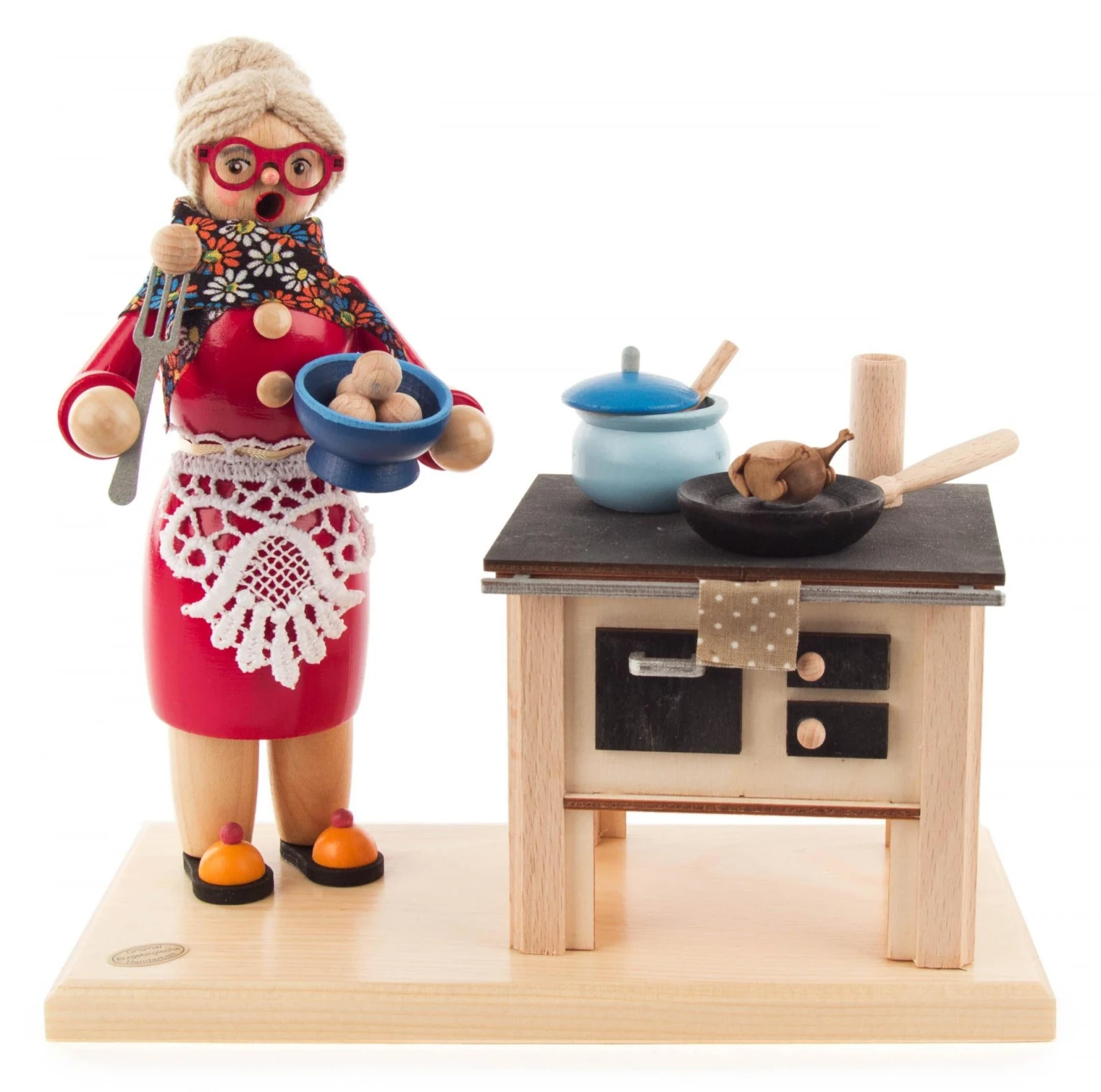 146/1807 - Cooking Woman Smoker 1 146/1807 - Cooking Woman Smoker
