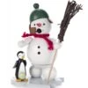 146/928/6 - Snowman With Penguin Smoker