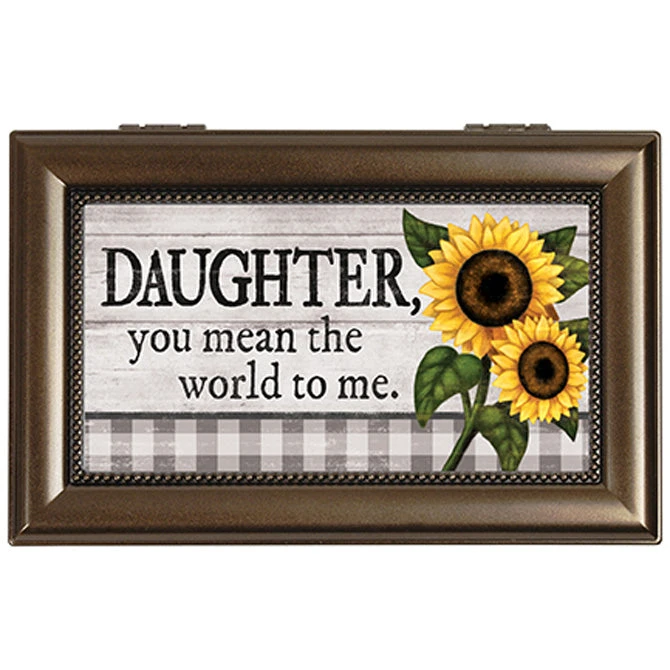 18801 - “Daughter/World” Music Box - Plays "Everything Is Beautiful” 1 18801 - “Daughter/World” Music Box - Plays "Everything Is Beautiful”