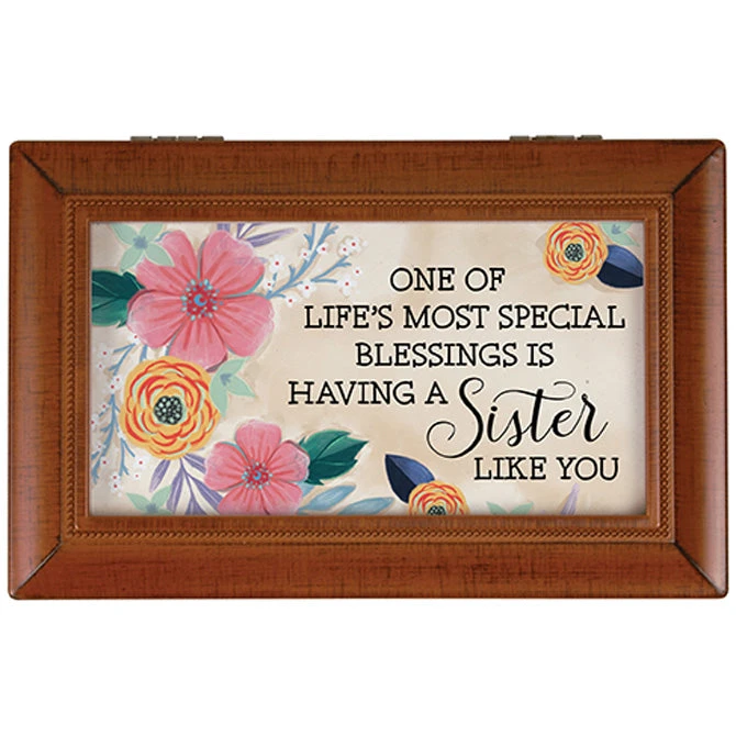 19078 - “Sister Like You" Music Box - Plays "Moonlight Sonata". 1 19078 - “Sister Like You" Music Box - Plays "Moonlight Sonata".