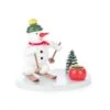 196/018/5 - Candle Holder With Skiing Snowman
