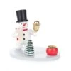196/018/6 - Candle Holder With Bell Ringing Snowman
