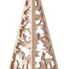 198/094/3 - Wooden Christmas Cone Ornaments