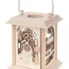 198/151 - Lantern Style Candle Holder With Train