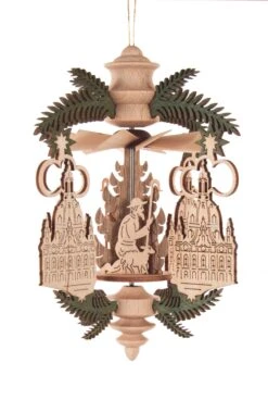 199/229/7 - Pyramid Ornament With Dresden Church