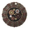 Steampunk Brass Conduit Wall Clock