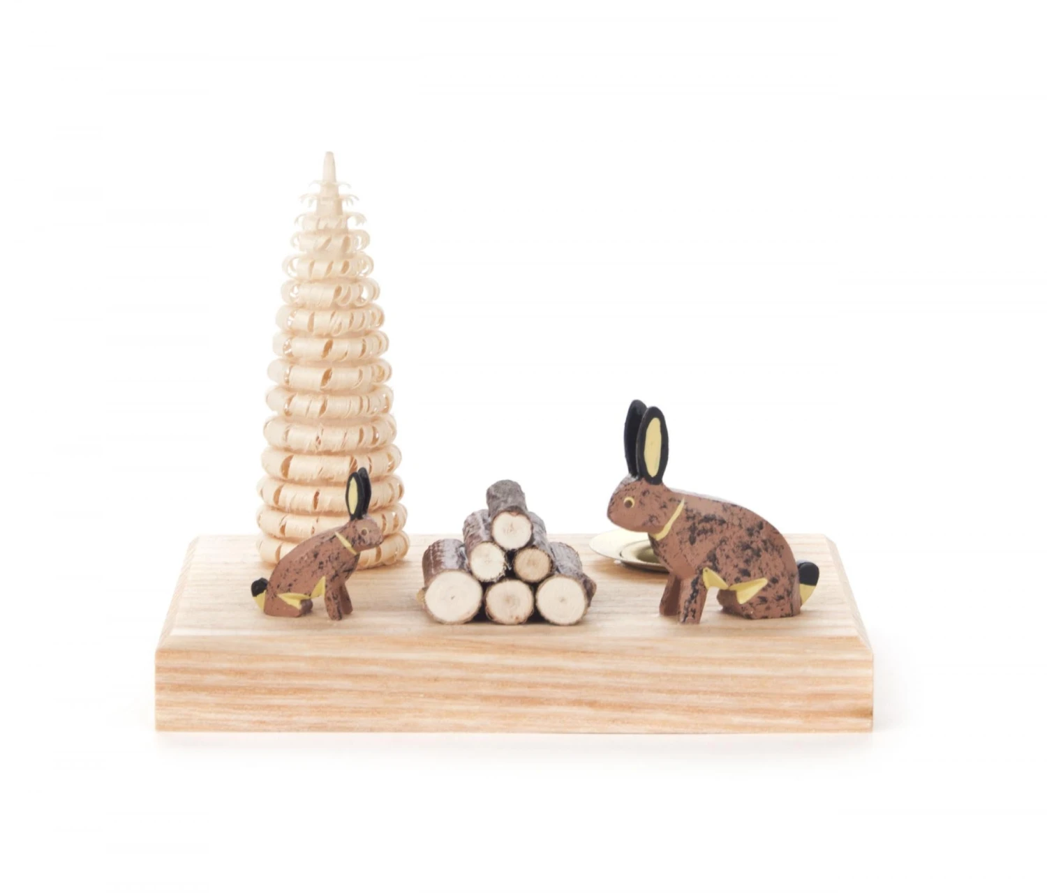 200/090/2 - Candle Holder With Rabbits & Tree (14mm) 1 200/090/2 - Candle Holder With Rabbits & Tree (14mm)