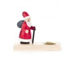 200/104B - Candle Holder With Santa Claus
