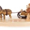 200/138N - Tealight Holder With Santa & Reindeer