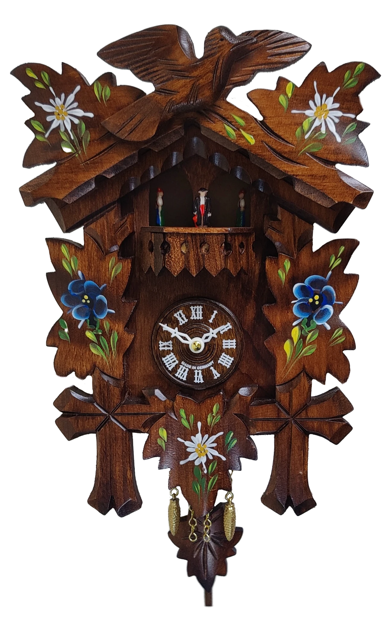 2018PQ Enz - Novelty 5 Leaf With Turning Dancers & Painted Flowers 1 2018PQ Enz - Novelty 5 Leaf With Turning Dancers & Painted Flowers