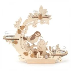 201/187 - Candle Holder With Birds