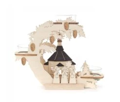 201/205 - Tealight Holder With Seiffen Church