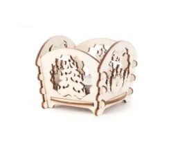 201/212 - Tealight Holder With Christmas Tree