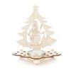 201/228 - Tealight Holder With Christmas Tree & Snowman
