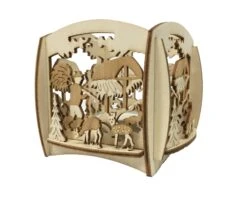 201/284/5 - Tealight Holder With Feeding Wildlife