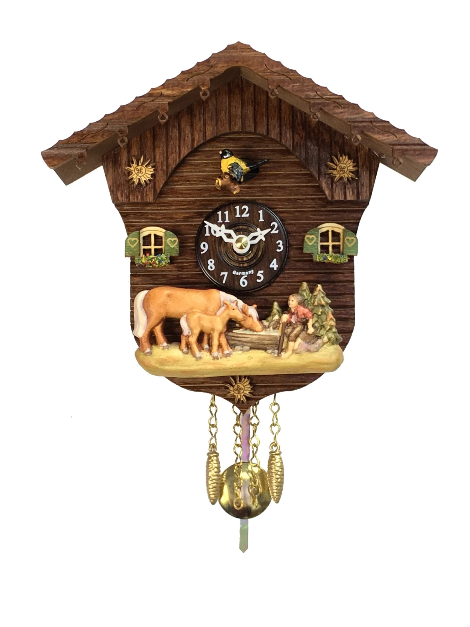 2027PQ - Novelty W/ Painted Boy & Horse 1 2027PQ - Novelty W/ Painted Boy & Horse