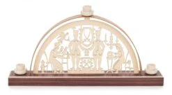 202/152 - Miniature Schwibbogen With Nativity Scene