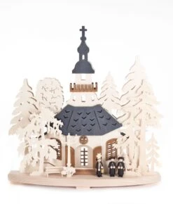 202/9042/2 - Schwibbogen With Seiffen Church Scene