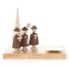 204/114 - Candle Holder With Carolers (14mm)