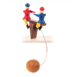 222/033 - Children On See Saw Rocking Figurine