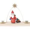 225/023 - Candle Holder With Santa (14mm)