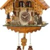 KU493QMT - Quartz Musical Cuckoo With Hunter, Deer & Turning Dancers