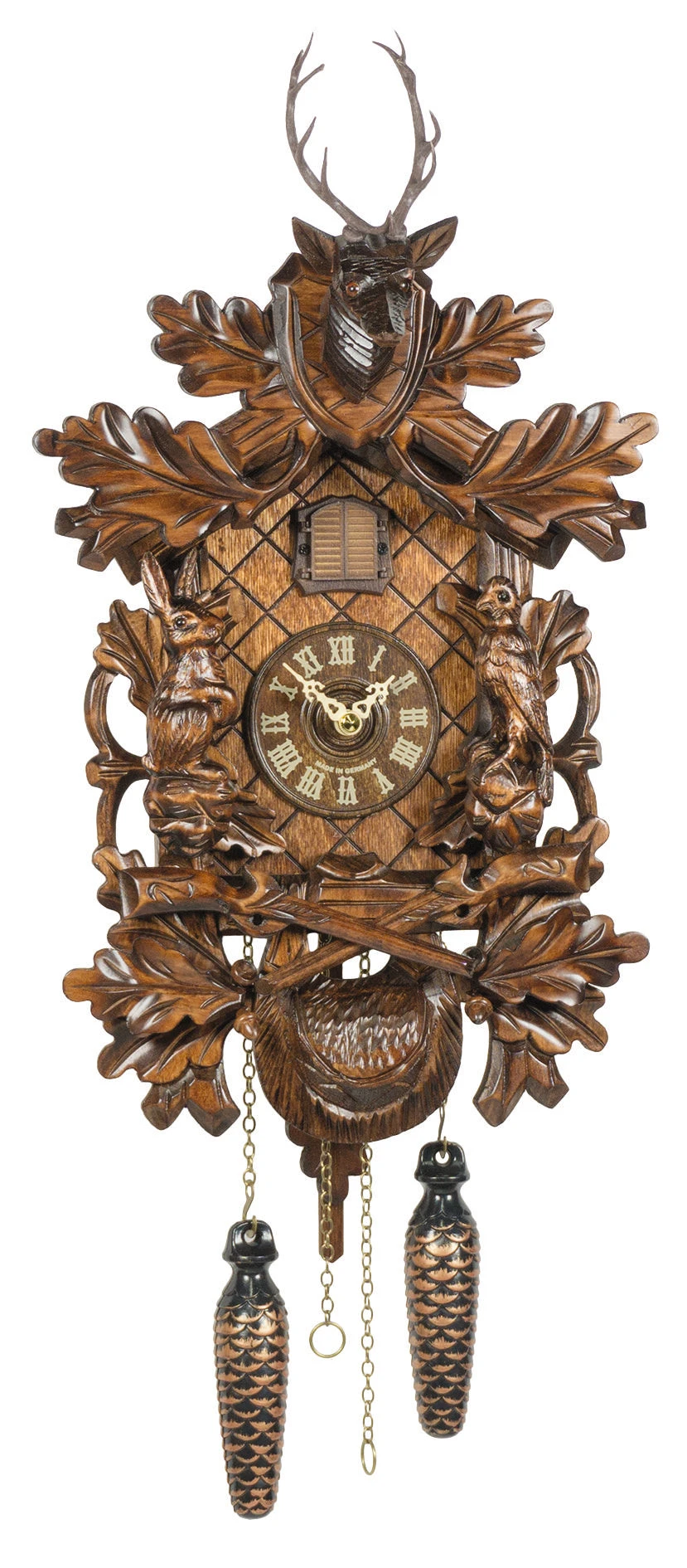 KU361QM - Quartz Musical Live Animal Hunter Cuckoo 1 KU361QM - Quartz Musical Live Animal Hunter Cuckoo