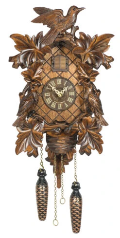 KU364QM - Quartz Musical Cuckoo With Nesting Birds