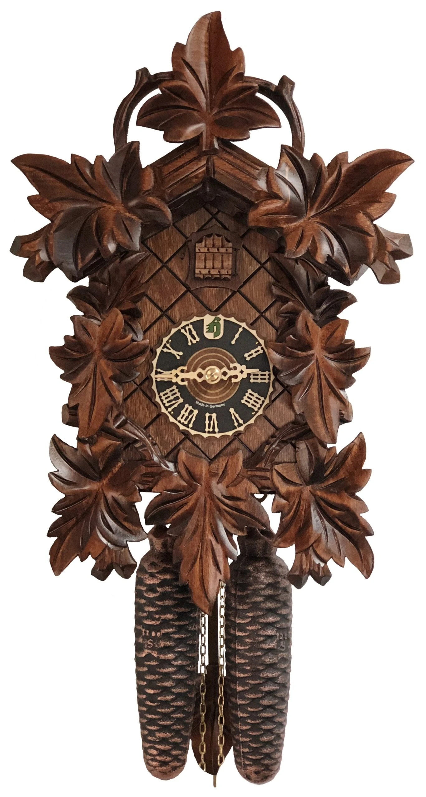KU8223 - 8 Day Maple Leaf Cuckoo Clock 1 KU8223 - 8 Day Maple Leaf Cuckoo Clock