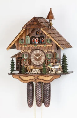 KU37288EX- 8 Day Musical Chalet With Sawyers And Waterwheel