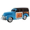 C90BL - Woody Car Miniature Clock