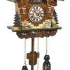 KU4225QM - Quartz Musical Chalet With Owls